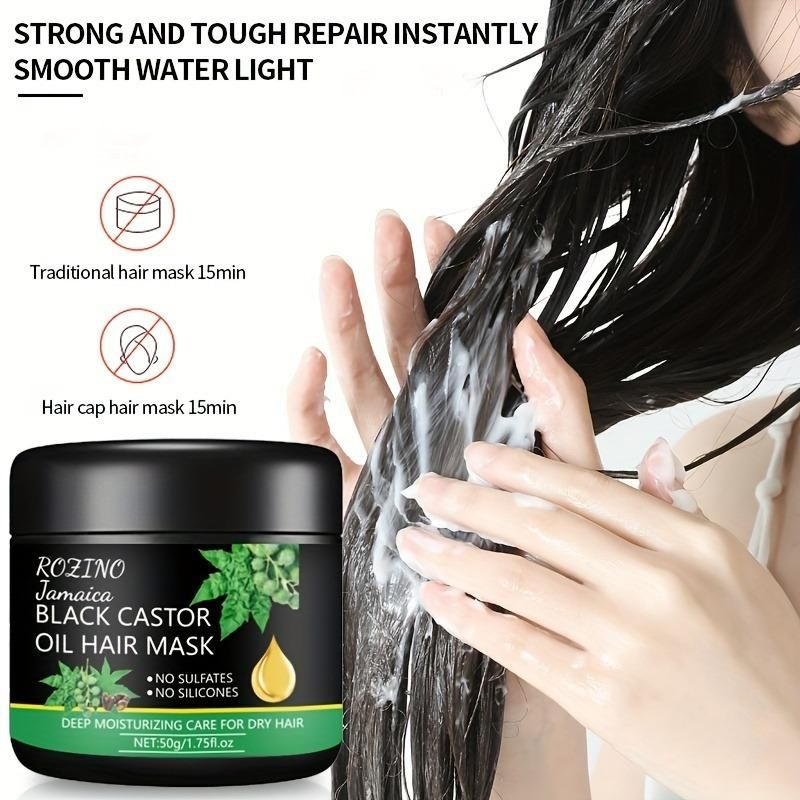 Black castor Oil Hair Mask 50gm Each Pack of 2